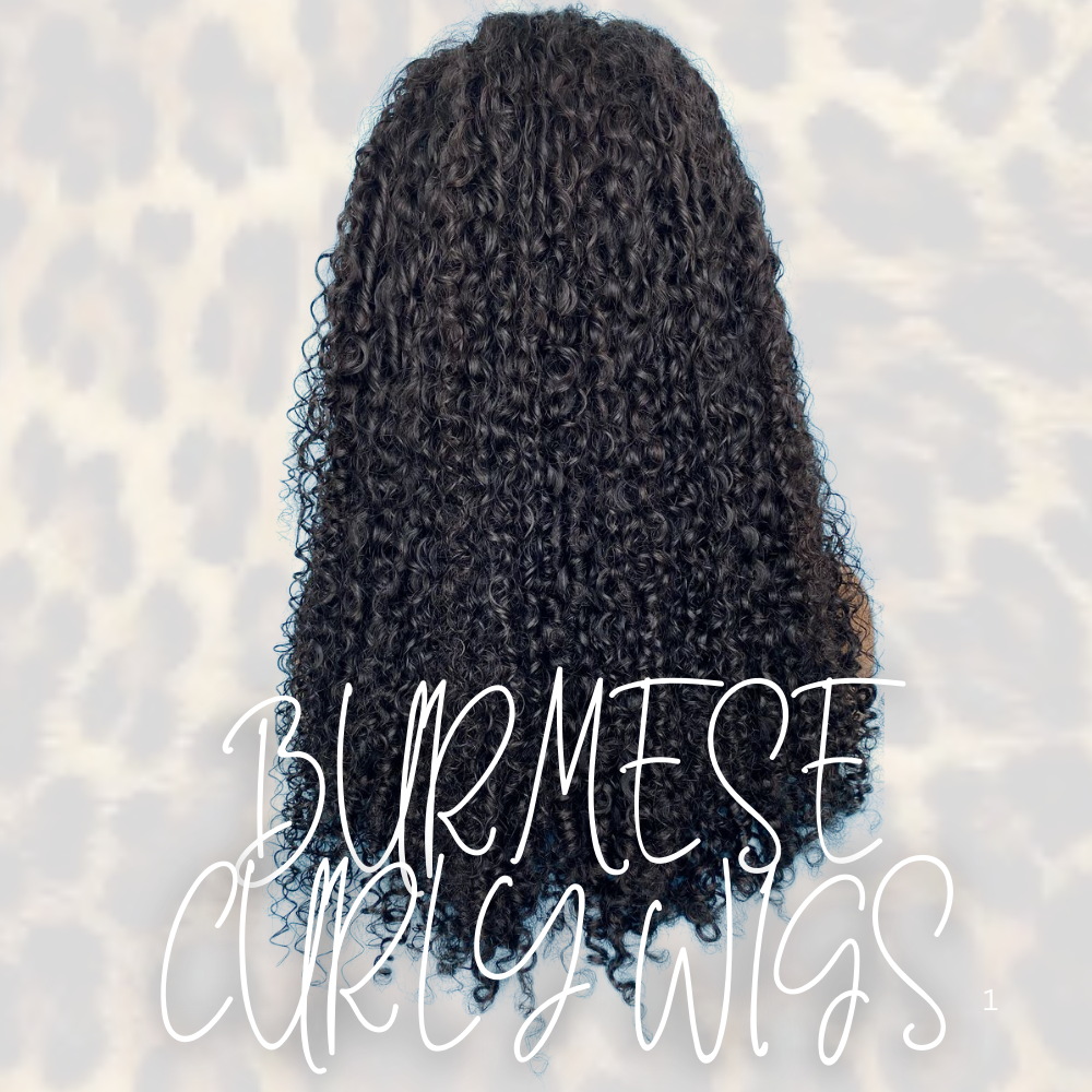 Burmese Curly 13x6 HD Full Frontal Wigs