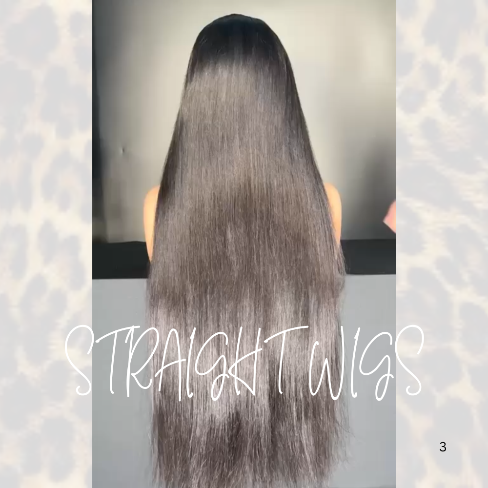 Straight 13x6 HD Full Frontal Wigs